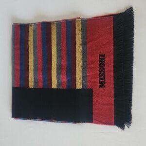 Missoni Wool Colourblock Stripe  Italian Scarf ❄️